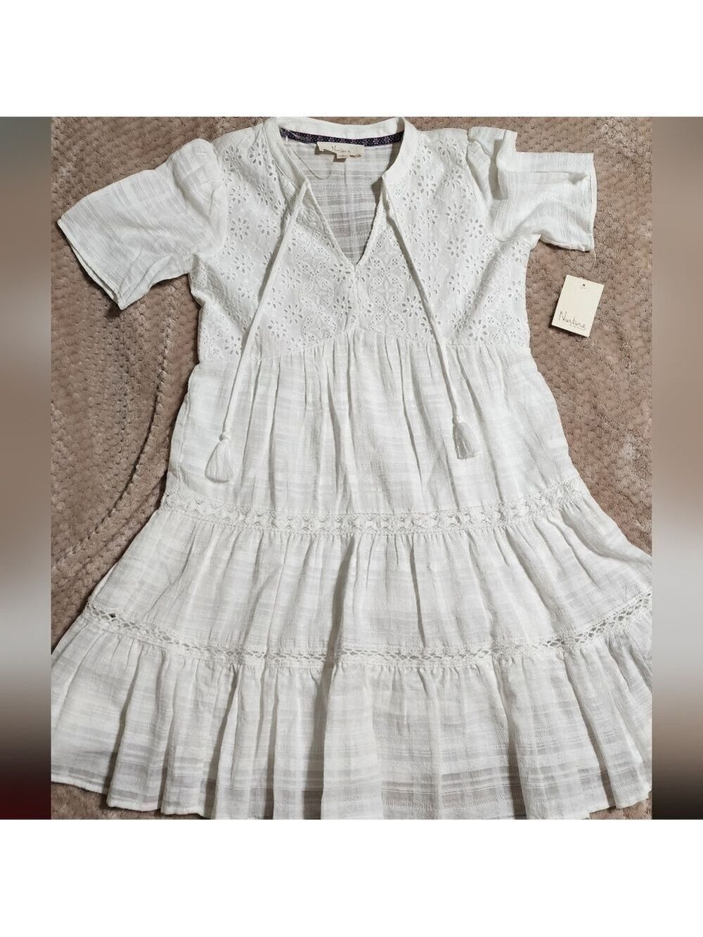 Nurture by Lamaze White  ADORABLE Dress